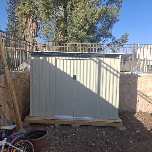 מחסן מתכת  Garden Top דגם Sky B    2.61*1.21 משלוח חינם