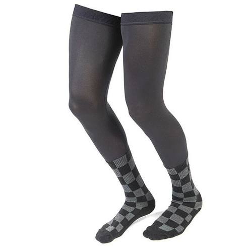 גרבי רכיבה פאסטהאוס שחור - FASTHOUSE ELROD LEGACY KNEE BRACE SOCK