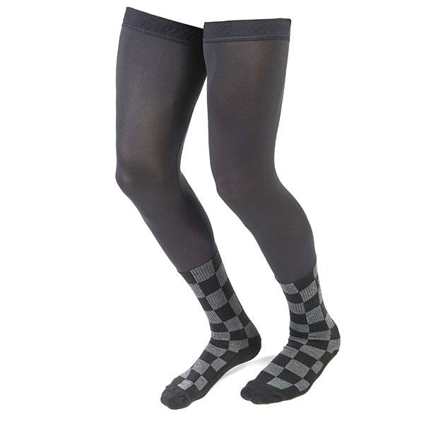 גרבי רכיבה פאסטהאוס שחור - FASTHOUSE ELROD LEGACY KNEE BRACE SOCK