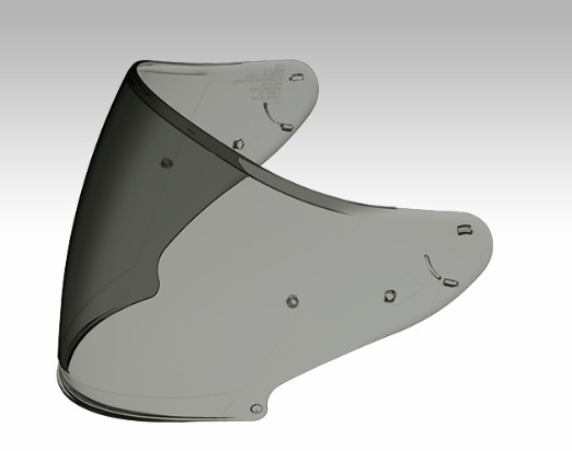 משקף שחור CJ2 לדגמי SHOEI J-CRUISE 2\3 