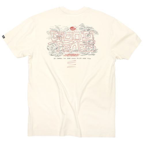 חולצת פאסטהאוס חאקי - FASTHOUSE LAGOON SS T-SHIRT