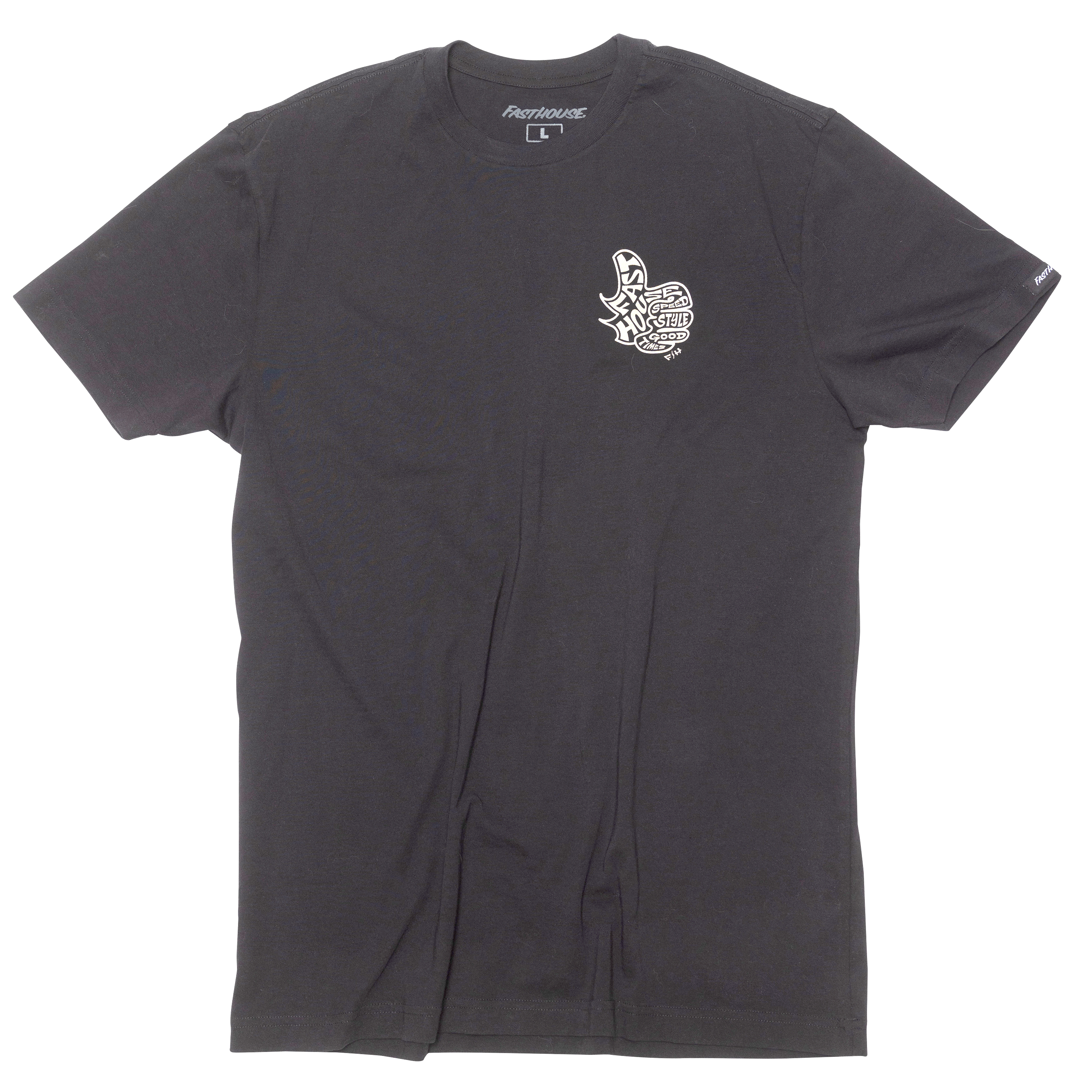 חולצת פאסטהאוס שחור - FASTHOUSE SATISFACTION SS T-SHIRT