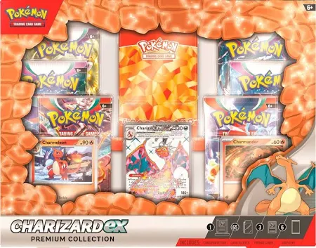 קלפי פוקימון צ’אריזרד פרימיום | Pokemon TCG Charizard Ex Premium Collection