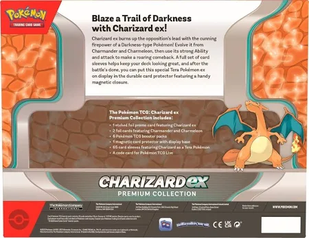 קלפי פוקימון צ’אריזרד פרימיום | Pokemon TCG Charizard Ex Premium Collection