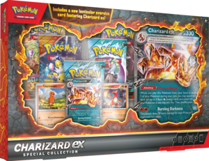  קלפי פוקימון צ’אריזרד | Pokémon TCG Charizard ex Special Collection 