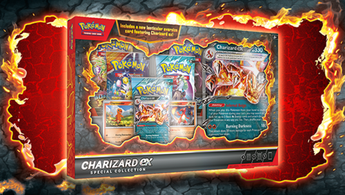  קלפי פוקימון צ’אריזרד | Pokémon TCG Charizard ex Special Collection 