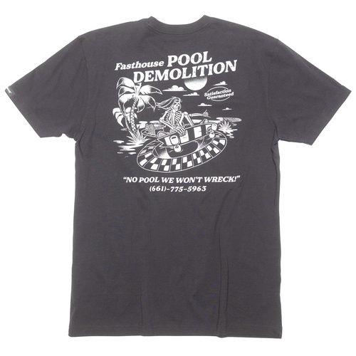 חולצת פאסטהאוס שחור - FASTHOUSE DEMOLITION SS T-SHIRT