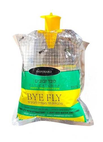 מלכודת זבובים בשקית חד פעמית - BYE FLY