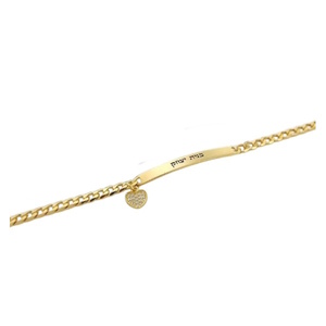 גורמט קלאסי עדין משולב פלטת חריטה BL jewelry