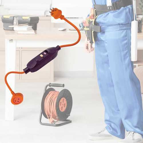 מפסק פחת נגד התחשמלות נייד שקע תקע דקו DEKO 30MA 