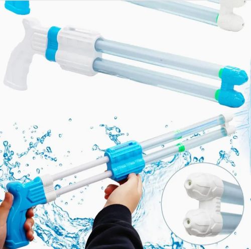 רובה מים קנה כפול מזרק עוצמתי באורך 41 ס