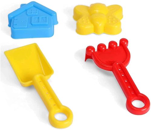 סט 4 כלי משחק בחול (מגוון צבעים)