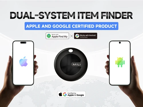 תג איתור חכם MiLi MiTag בינלאומי מוסמך Apple ו-Google