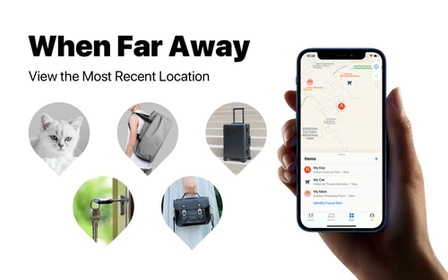 תג איתור חכם MiLi MiTag בינלאומי מוסמך Apple ו-Google