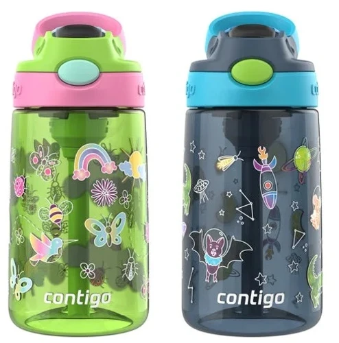 סט 2 בקבוקי קונטיגו ילדים Contigo CLEANABLE נפח 420 מ
