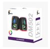 רמקולים למחשב איכותיים עם תאורת Protec DM502 RGB