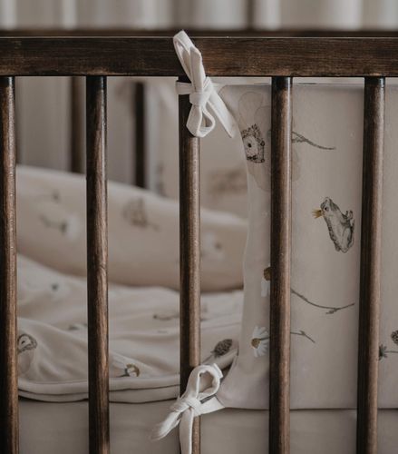 סט מצעים 3 חלקים למיטת תינוק - גינת בר