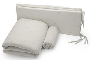 סט מצעים 3 חלקים למיטת תינוק - גחליליות