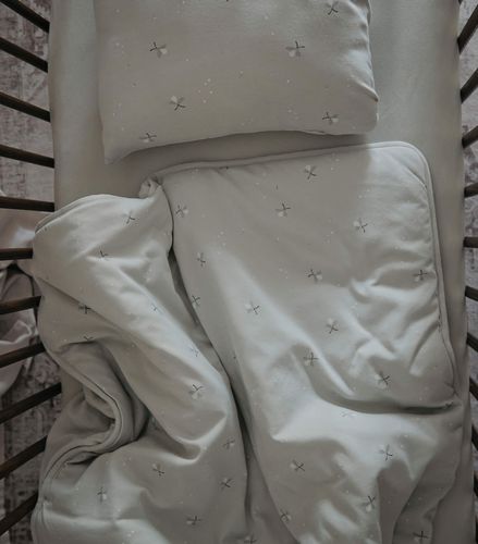 סט מצעים 3 חלקים למיטת תינוק - גחליליות