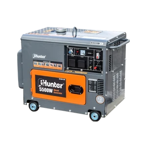 גנרטור דיזל מושתק הנעה אלקטרונית HUNTER 101004-001 5500W