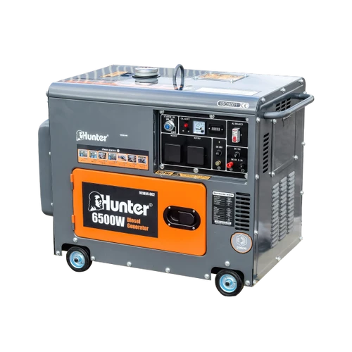 גנרטור דיזל מושתק הנעה אלקטרונית HUNTER 101004-002 6500W