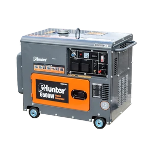 גנרטור דיזל מושתק הנעה אלקטרונית HUNTER 101004-002 6500W
