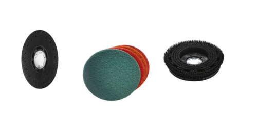 מכונת פוליש 17'' מקצועית 1100W + מברשות + שואב אבק  מקצועי 80 ליטר יבש / רטוב 3 מנועים 4500 וואט SC005.2