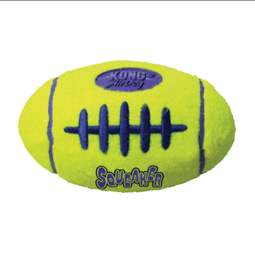 קונג צעצוע פוטבול מצפצף לכלב - KONG AirDog Squeaker Football 