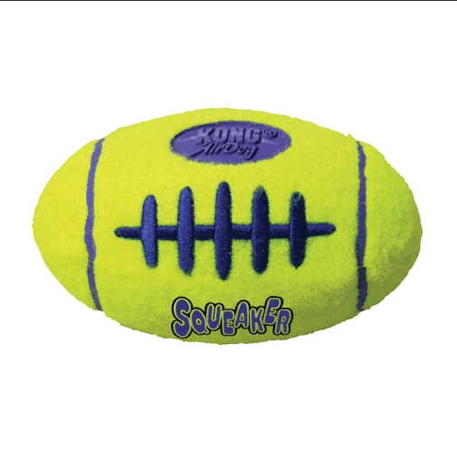 קונג צעצוע פוטבול מצפצף לכלב - KONG AirDog Squeaker Football 