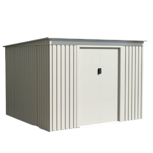 מחסן מתכת 2.61X2.41 דגם Sky D שמנת -