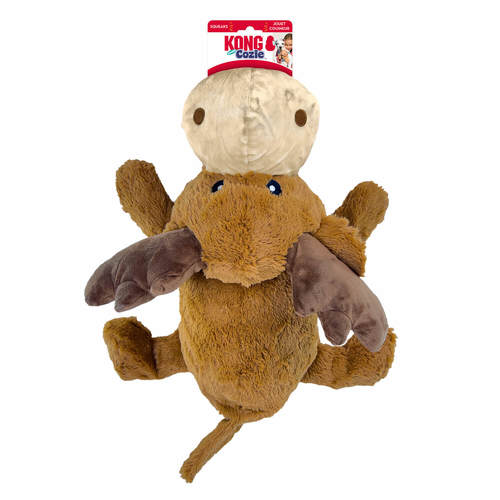 קונג צעצוע רך מצפצף לכלב בדמות אייל - KONG Cozie JUMBO Moose