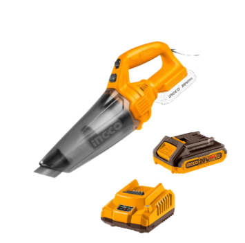 שואב אבק נטען 20V + סוללה 2.0AH+ מטען 