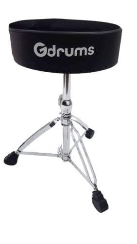 כיסא תופים מתכוונן בצבע שחור DT-200 מבית Gdrums
