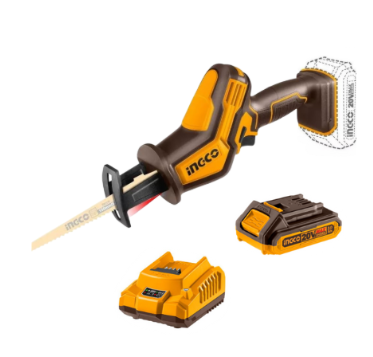 מסור חרב יד אחת נטען 20V + סוללה 2.0AH + מטען