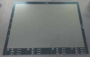 זכוכית אמצעית פנימית לתנור אלקטרולוקס ,אאג Electrolux EOC5514AOX/AEG/Zanussi  ועוד ...מקורי אלקטרולוקס