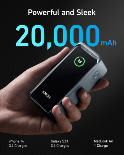 מטען נייד איכותי -עודפים Anker Prime 20,000mAh Power Bank (200W)