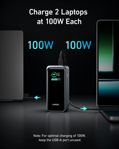 מטען נייד איכותי -עודפים Anker Prime 20,000mAh Power Bank (200W)