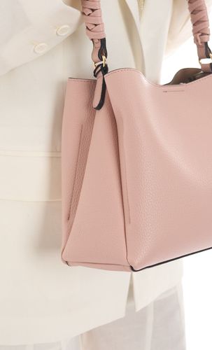 TWINSET Logo Plaque Top Handle Bag