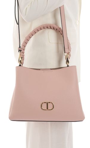 TWINSET Logo Plaque Top Handle Bag