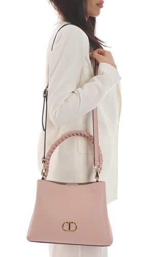 TWINSET Logo Plaque Top Handle Bag