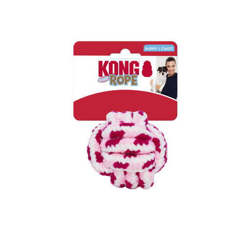קונג כדור חבל לגור - KONG Puppy Rope Ball