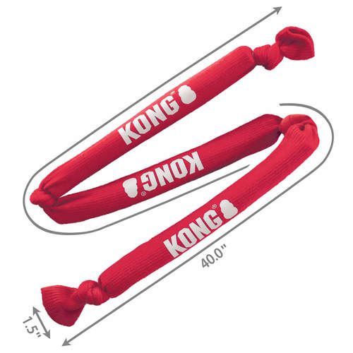 קונג סיגנצ'ר קראנץ ארוך לכלב | KONG Signature Crunch Rope
