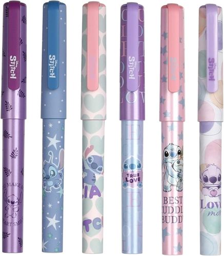 עט ג'ל כחול בעיצוב סטיץ'