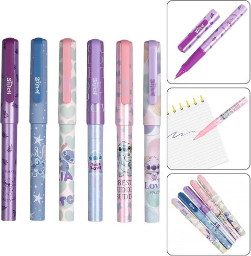 עט ג'ל כחול בעיצוב סטיץ'