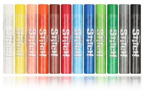 מארז 12 צבעי פסטל צבעונים לציורים ויצירות בעיצוב סטיץ'