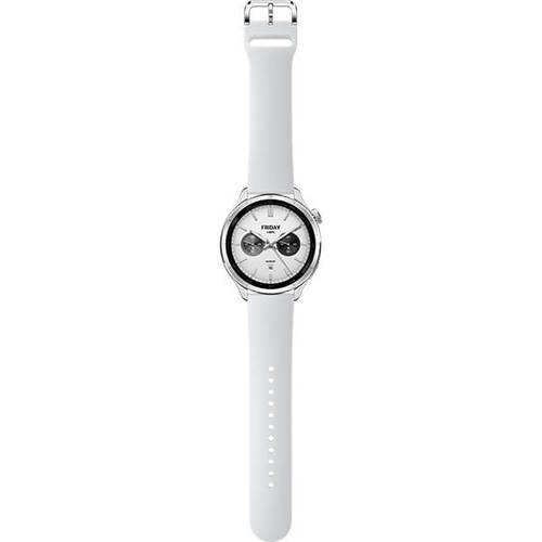 שעון ספורט חכם שיאומי דגם Xiaomi Watch S4 בצבע כסוף