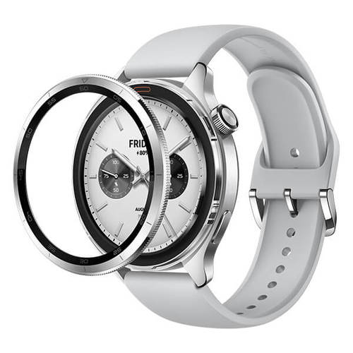שעון ספורט חכם שיאומי דגם Xiaomi Watch S4 בצבע כסוף