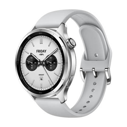 שעון ספורט חכם שיאומי דגם Xiaomi Watch S4 בצבע כסוף