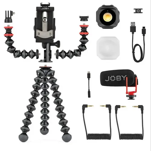 קיט חצובה לצילום בסמארטפון Joby GorillaPod Moblile Vlogging