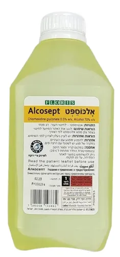 אלכוספט לחיטוי עור ALCOSEPT FLORIS
